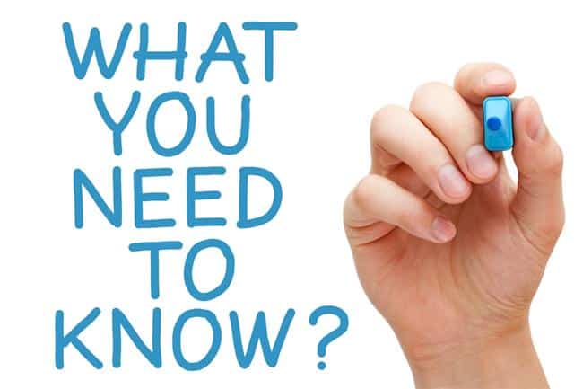 What you need to know