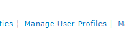 Manage user profiles